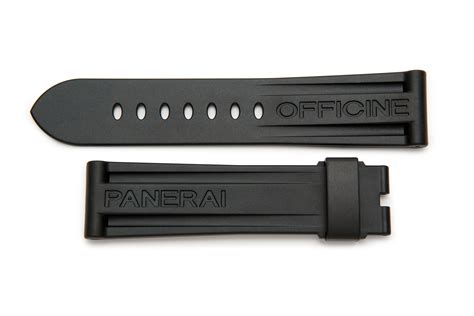 bracelet panerai caoutchouc|panerai straps.